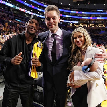 Jimmy Butler, Pau Gasol y Catherine McDonnell.