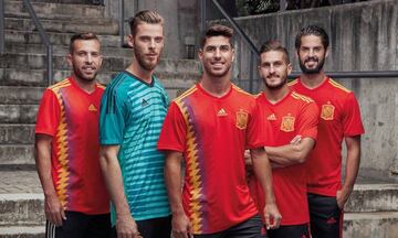 Nueva vestimenta de la selección española para Rusia 2018