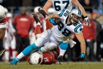 La final de conferencia nos dejó claro que Olsen está hecho para jugar partidos importantes. 6 recepciones, para 113 yardas. Siendo una auténtica pesadilla para la defensa de Arizona.