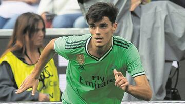 Miguel Gutiérrez se estrenó con el Madrid.