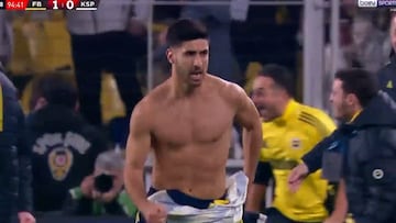 ¡Qué barbaridad de Asensio! Alucinen con el golazo del ex madridista que se vuelve absolutamente loco al celebrarlo