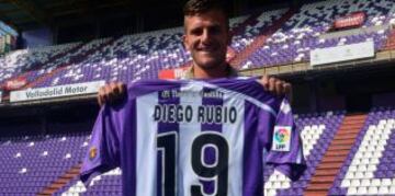 Diego Rubio fue adquirido por el Real Valladolid de la liga de ascenso en España.