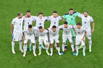 Equipo de la selección de Italia.