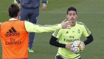 James, durante un entrenamiento.