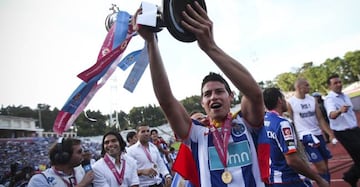 James Rodríguez fue campeón de la Copa Portugal 2011