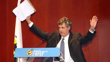 Ángel María Villar es reelegido presidente de la RFEF.