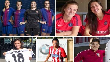 Las candidatas españolas y que juegan en la Liga Iberdrola.