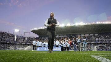 Sergio Pellicer, en La Rosaleda.