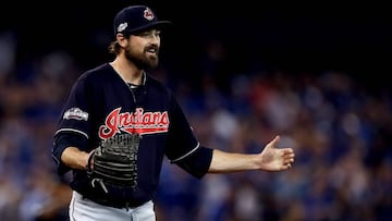 Andrew Miller fue vital contra Toronto y volverá a serlo en las Series Mundiales contra los Chicago Cubs.