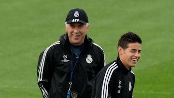 Carlo Ancelotti llama a James Rodr&iacute;guez para convencerlo de ir a Everton