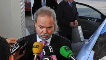 <b>ANTE LA PRENSA. </b>Utz Claassen explicará hoy a la Prensa cuál es la situación del Mallorca.