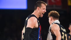 28/04/23 BALONCESTO SEGUNDO PARTIDO PLAYOFF EUROLIGA EUROLEAGUE
FC Barcelona - Zalgiris Kaunas
 Jan Vesely *** Local Caption *** BARCELONA, SPAIN - APRIL 28: Isaiah Taylor, #1 of Zalgiris Kaunas in action during the 2022/2023 Turkish Airlines EuroLeague Play Offs Game 2 match between FC Barcelona and Zalgiris Kaunas at Palau Blaugrana on April 28, 2023 in Barcelona, Spain. (Photo by Rodolfo Molina/Euroleague Basketball via Getty Images)