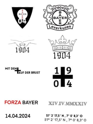 10 x Leverkusen tattoos 