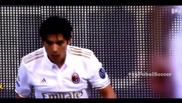 Fernández: casi gol de tiro libre y todas sus jugadas del debut