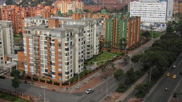 Conjunto de viviendas en barrio de Bogotá, Colombia