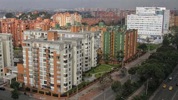 Conjunto de viviendas en barrio de Bogotá, Colombia