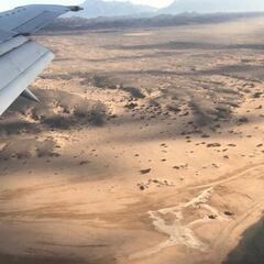 Conociendo Arabia desde la ventanilla de un avión