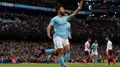 Kun Agüero equals Man City scoring record against Burnley