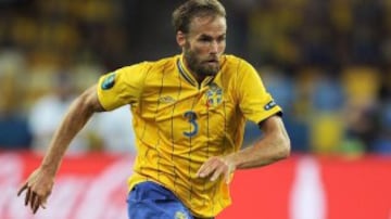 Olof Mellberg, capitán por muchos años de la selección sueca. Jugó en equipos como Aston Villa y Juventus de Turín