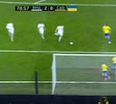 El increíble fallo de Modric a pase de Vinicius en el Real Madrid vs Cádiz