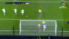 El increíble fallo de Modric a pase de Vinicius en el Real Madrid vs Cádiz