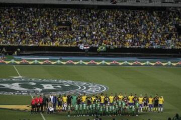 Fue un partido con pocas emociones en la cancha.