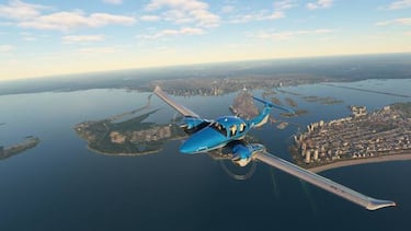 X019: Microsoft Flight Simulator, impresiones desde la avioneta