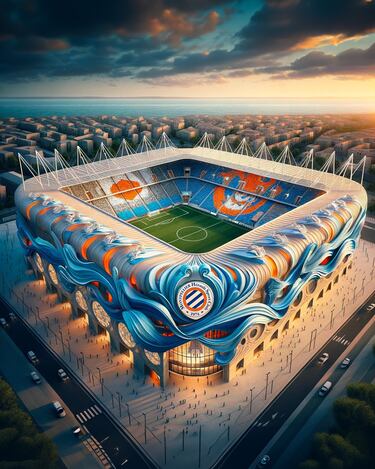 Los espectaculares estadios de la Ligue 1 según la IA