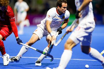 Álvaro Iglesias, durante la final del Preolímpico, ante Bélgica.