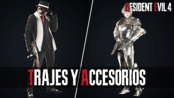 resident evil 4 remake todos los trajes accesorios lista completa como se consiguen