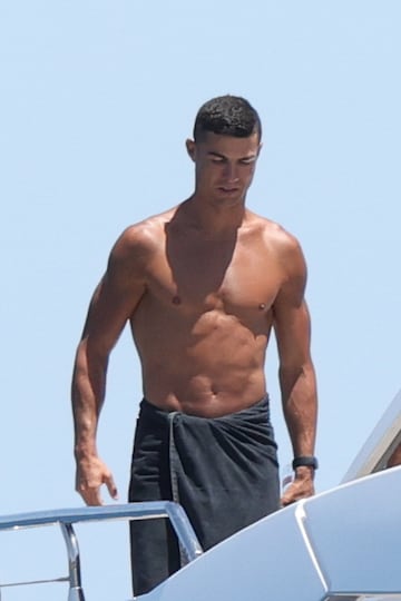 Cristiano Ronaldo y Georgina Rodríguez disfrutaron en las Islas Baleares de sus vacaciones.