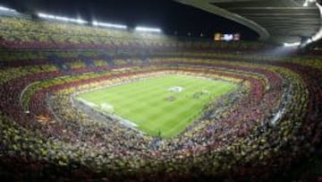 Panorámica del Camp Nou.