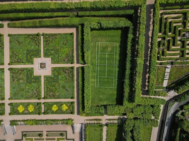 Los jardines del Castillo de Villandry, en Francia.