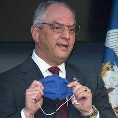 Louisiana restablece el mandato de uso de mascarillas