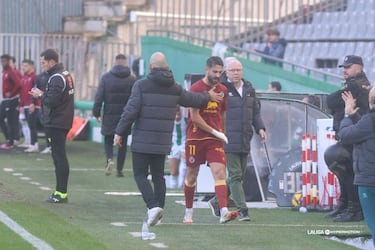 Es el líder absoluto del Racing, con permiso de Iñigo Vicente. Volvió a ver puerta y consiguió que el equipo cántabro recupere el liderato 