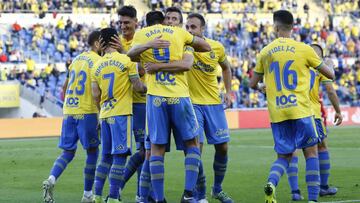 12/01/18 PARTIDO DE SEGUNDA DIVISION LAS PALMAS - OSASUNA ALEGRIA PIÑA GRUPO