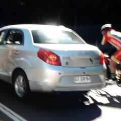 La pólemica imagen que marcó la 1° etapa de la Vuelta de Chile