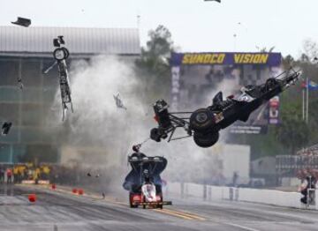 Accidente en el NHRA Gatornationals