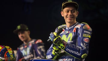 18/01/17 VALENTINO ROSSI PRESENTACION DEL EQUIPO MOVISTAR YAMAHA MOTOGP MOTOR