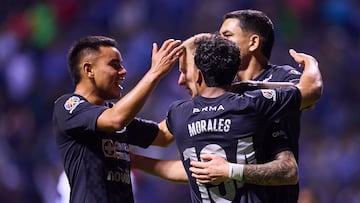 during the 15th round match between Puebla and Cruz Azul as part of the Liga BBVA MX, Torneo Apertura 2025 at Cuauhtemoc Stadium, on October 31, 2025 in Puebla, Mexico.