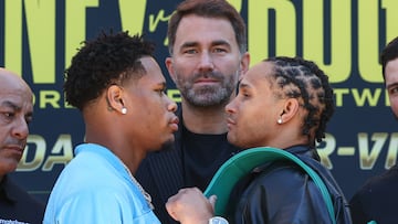 Devin Haney y Regis Prograis, cara a cara.