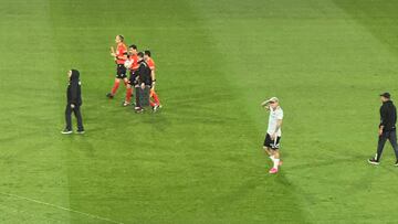 El gesto de Carlos Palacios que no se vio por TV: así reaccionaron los hinchas de Colo Colo