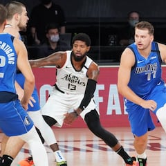 Kawhi ejecuta, George despierta y Doncic se ve solo ante ellos