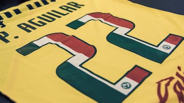 América llevará los colores de México en sus números