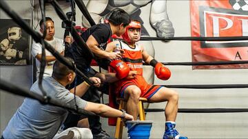 Así fue el momento en el que el hijo de Pacquiao obtiene su primer triunfo en el boxeo