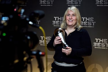 Por su parte, Emma Hayes no solo fue nominada sino que también se quedó con el galardón a Mejor Entrenadora del Año en la categoría femenil en los ‘The Best FIFA Awards 2024’ por su desempeño a mitad de año con el Chelsea y su llegada con medalla olímpica de oro al USWNT.  