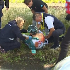 El primer amarillo se despide tras una dura caída: Philipsen, KO