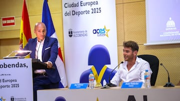 Ibai Gómez y Amorrortu promocionan el fútbol dominicano en España