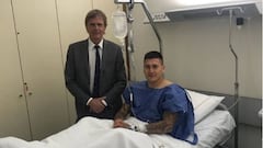 Nicolás Castillo fue operado con éxito en Portugal