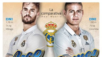 James se impone a Isco